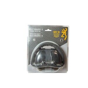 New Browning Buckmark II Soft Foam Ear Cups Hearing Protection Black 12682 26 db